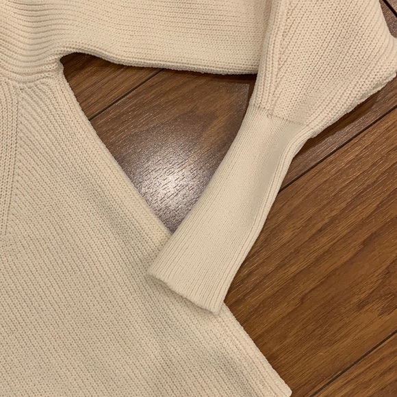 Zara Beige Balloon Sleeve Knit Crop Sweater - Picture 11 of 15
